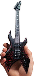 Official Stranger Things - Eddie's BC Rich NJ Warlock 10 Inch Miniature Guitar