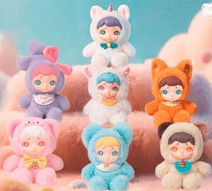 TOY CITY - LAURA - Cute Pet Dessert Shop Series Plush Blind Box 6pc display