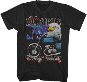 Rob Zombie - Super Beast Bike T-Shirt - XL Black TS4413RBZA4
