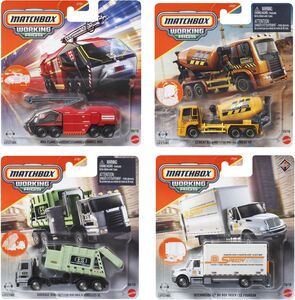 Matchbox Real Working Rigs 6-Piece G Assortment