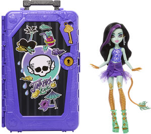 Monster High Skulltimate Secrets: Gore-Geous Oasis Jinafire Long Doll & Playset