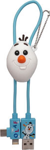 Frozen Olaf 3D Foam USB Cable Bag Clip