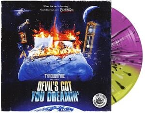 Devil's Got You Dreamin - Yellow & Neon Violet split with Black & White Colored Vinyl