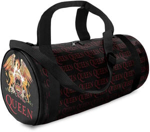 Rocksax - Queen - Crest Logo - Duffle Bag with Strap (Black)