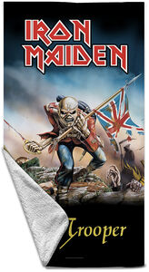 Rocksax - Iron Maiden - Trooper - Beach Towel (32 in x 63 in)