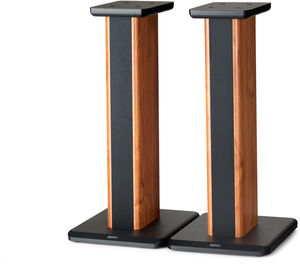Edifier SS02 S2000PRO / S1000DB Speaker Stands Pair - 26.5 Inches - Wood Grain (Brown/Black)