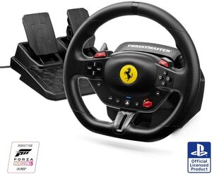 PlayStation 5 Accessory: Racing Wheel - Thrustmaster T98 P Ferrari 296 GTB: Officially Licensed by Sony