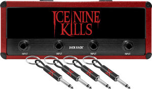 Pluginz - Ice Nine Kills - Magnetic Jack Rack with 4 Guitar Plug Keychains