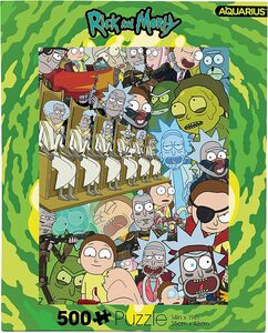 Rick & Morty Ricks & Mortys 500 Pc Puzzle