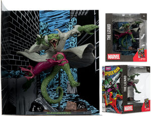 McFarlane Toys - Spider-Man #2 - The Lizard 1:10th Scale Collectible with Scene