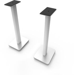 Kanto SP26PLW 26 Inch Bookshelf Speaker Stand - Low Profile - 2 Pack (White)