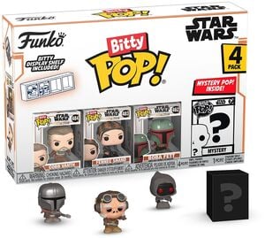 Funko BITTY POP!: Star Wars - The Mandalorian - Marshal 4-Pack