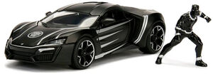 Marvel Avengers - Lykan Hypersport Die-cast Car & Black Panther Figurine