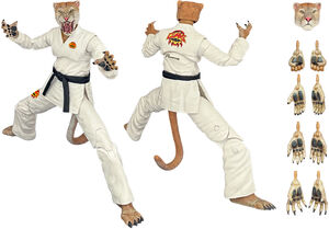 Jiu Jitsu Combat Creatures - Pounce The Puma Action Figure - White Gi (Convention Exclusive)