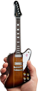 Johnny Winter Gibson Firebird V 1963 Sunburst 10 Inch Miniature Guitar