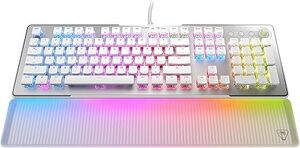 PC Accessory: Keyboard - Turtle Beach Vulcan II Max Linear Gaming Keyboard - White
