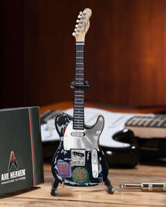 Joe Strummer Fender Tele Signature 10 Inch Miniature Guitar Offically Licensed