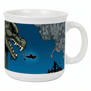 Godzilla - Smoking Battle - 20 oz Camper Mug
