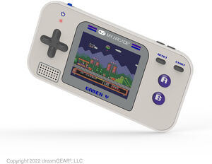 My Arcade - Gamer V Classic 220 Games Handheld Gaming System (Gray & Purple)