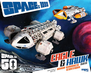 Space:1999 Eagle & Hawk War Games Edition MPC Model Kit