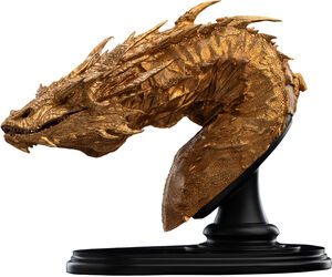 Wētā Workshop - The Hobbit Trilogy - Smaug the Golden Limited Golden Bust Edition