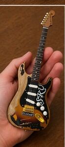 Stevie Ray Vaughan Fender Strat Number One Pride and Joy 10 Inch Miniature Guitar