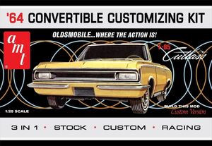 AMT 1964 Oldsmobile Olds Cutlass F-85 Convertible 1/25 Scale Model Kit