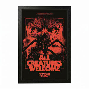 Stranger Things - All Creatures Welcome - 11x17 Framed Gel Coat