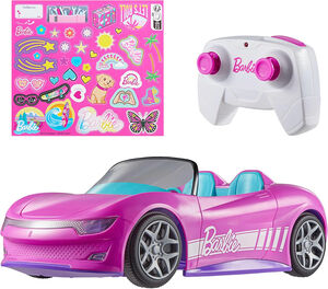 Hot Wheels R/C 1:12 Barbie Convertible Vehicle