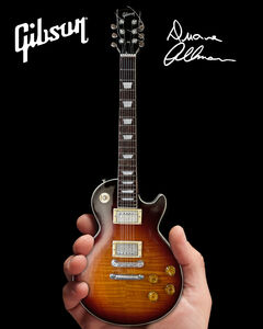 Duane Allman Gibson 1959 Les Paul "DUANE" Tobacco Burst 10 Inch Miniature Guitar