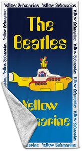 Rocksax - Beatles - Yellow Submarine - Beach Towel (32 in x 63 in)