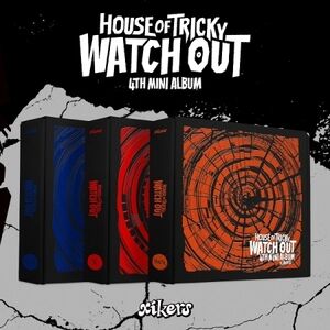House Of Tricky : Watch Out - Random Cover - incl. 96pg Photobook, Folded Poster, Folded Case, 2 Postcards, Envelope, Moving Photo, 2 Photocards, Sticker Set + Path Magnetic