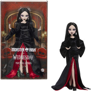 Monster High x Wednesday Morticia Addams Skullector Doll