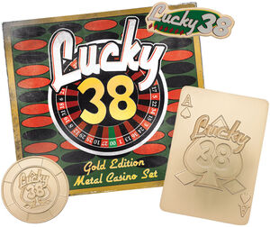 Fallout New Vegas - Lucky 38 Imitation Gold Casino Set