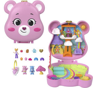 Polly Pocket x Care Bear Compact Playset and Accessories