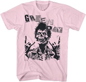 Green Day - Billie Joe Zombie T-Shirt - XL Pink 23GD342AA4
