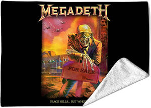 Rocksax - Megadeth - Rust 2 - Sherpa Fleece Blanket (60 in x 80 in)
