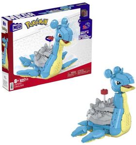 MEGA BLOKS Pokemon: Build with Motion Lapras, 527 Piece Building Toy Set