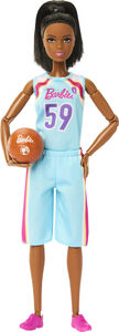 Barbie Careers Made to Move Basketball Player Doll & Accessories, Brunette