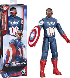 Marvel Avengers - Titan Hero Series - 12" Captain America Brave New World Action Figure