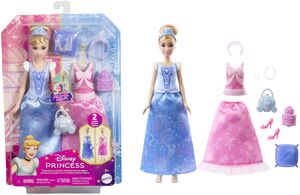 Disney Princess Cinderella 2-in-1 Stories Fashion Doll