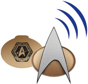 Fametek - Star Trek The Next Generation -  Bluetooth Communicator   Badge - 2026/60th Anniversary
