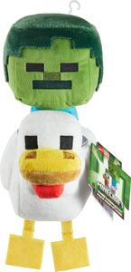Deluxe 8'' Zombie Chicken Jockey Plush