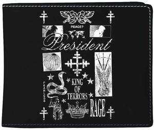Rocksax - President - King of Terrors - Wallet with Coin Pocket (Black)