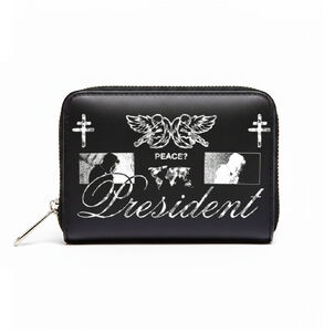 Rocksax - President - King of Terrors - Bi-Fold Zipped Wallet/Purse (Black)