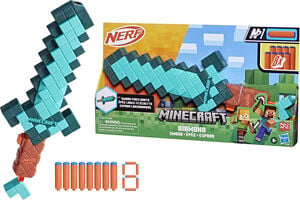 Nerf - Minecraft - Diamond Sword Dart Blaster