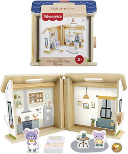 Fisher Price Wooden On-the-Go Play House