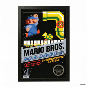 Super Mario - Original - 11x17 Framed Gel Coat