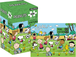 Peanuts - 500 Piece Jigsaw Puzzle - Soccer (Vertical Box)