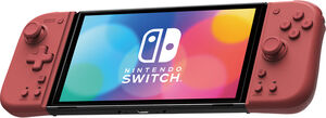 Switch Accessory: Controller - HORI Split Pad Compact - Apricot Red: Officially Licensed by Nintendo